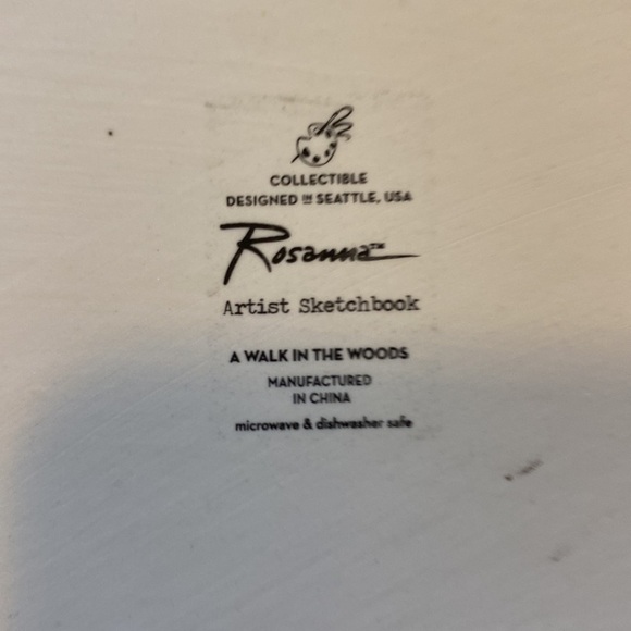 Artist Sketchbook “a walk in the woods” serving tray -hard to find out of stock - Picture 5 of 10